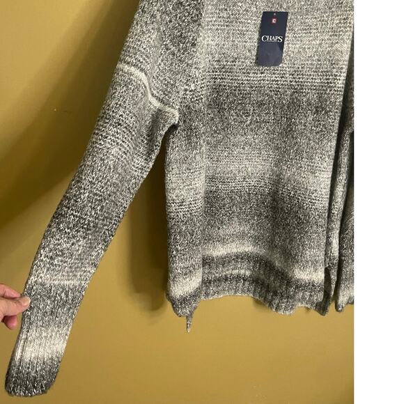 Chaps Women’s Gray Long Pullover Sweater Size XXL NWT - Picture 3 of 4
